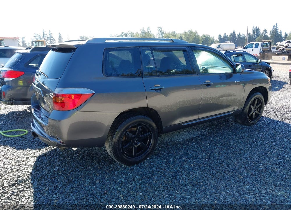 2008 TOYOTA HIGHLANDER SPORT VIN: JTEES43A882092675