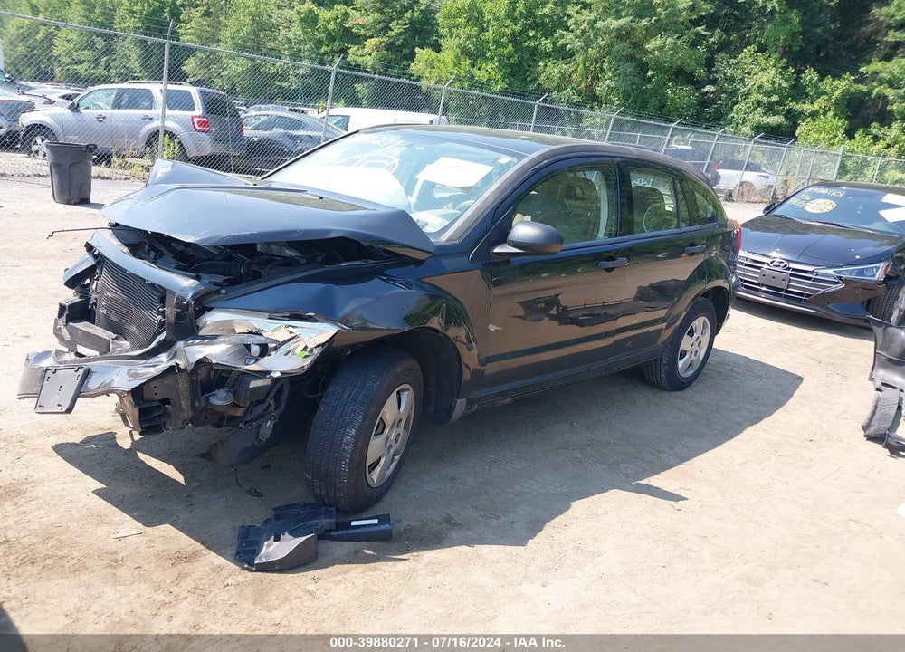 2008 DODGE CALIBER SE VIN: 1B3HB28B78D729195