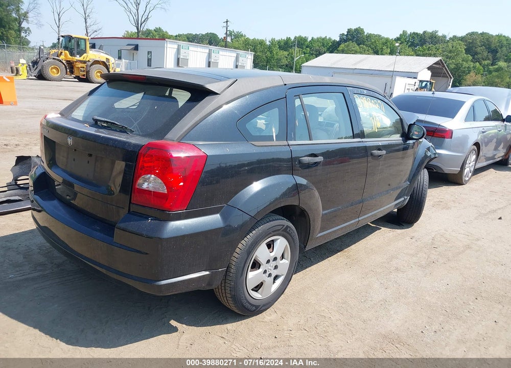 2008 DODGE CALIBER SE VIN: 1B3HB28B78D729195