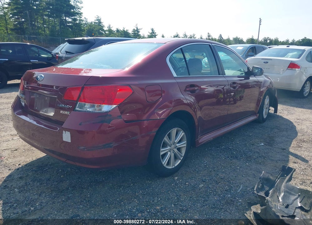 2010 SUBARU LEGACY 2.5I PREMIUM VIN: 4S3BMBC64A3241214