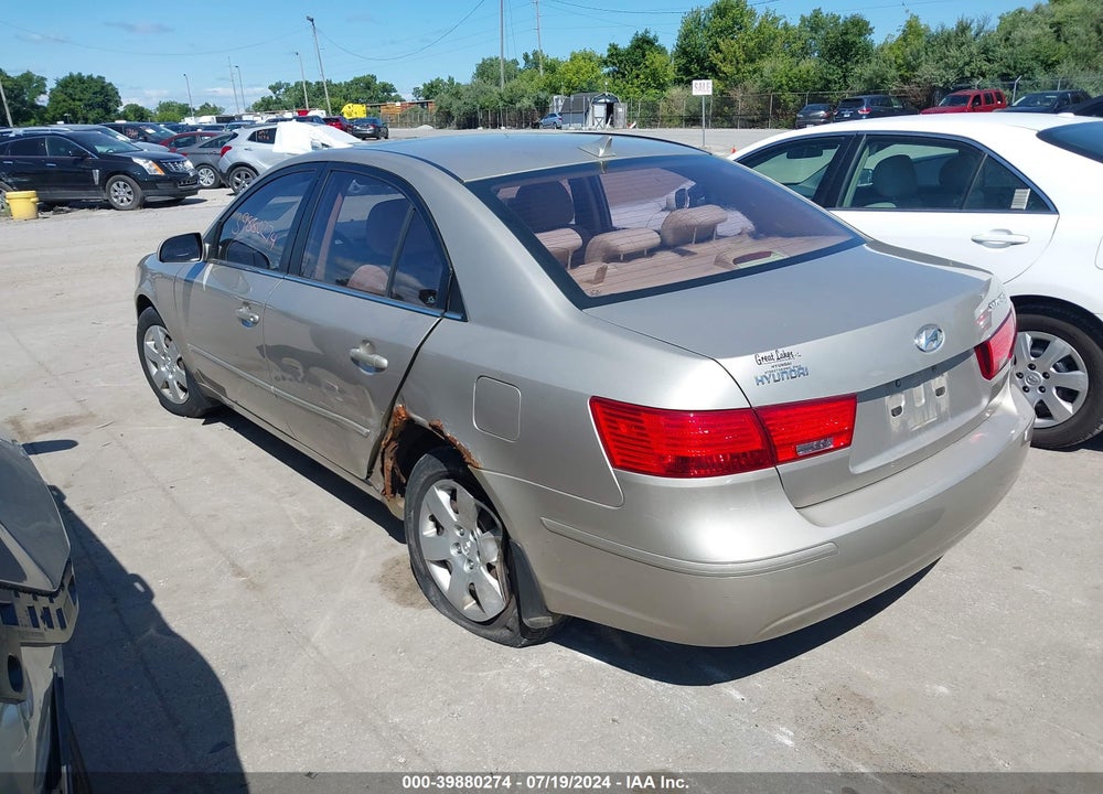 2009 HYUNDAI SONATA VIN: 5NPET46C19H567033