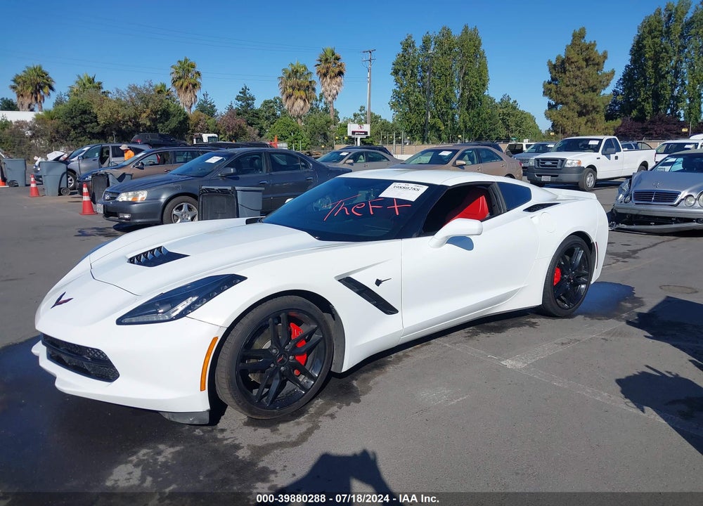 2019 CHEVROLET CORVETTE STINGRAY VIN: 1G1YA2D78K5105113