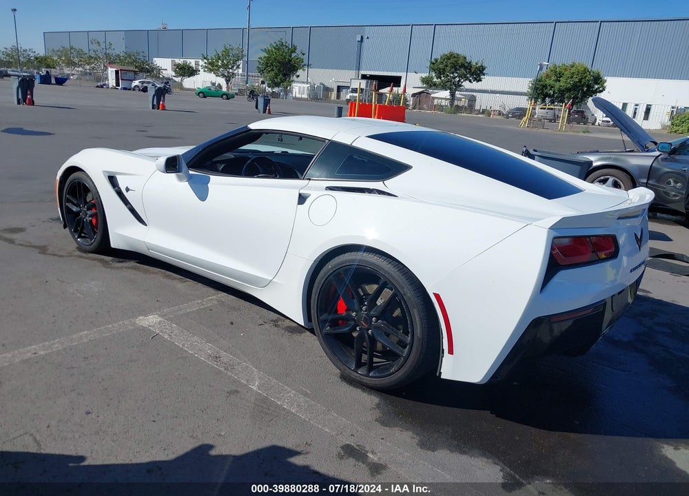 2019 CHEVROLET CORVETTE STINGRAY VIN: 1G1YA2D78K5105113