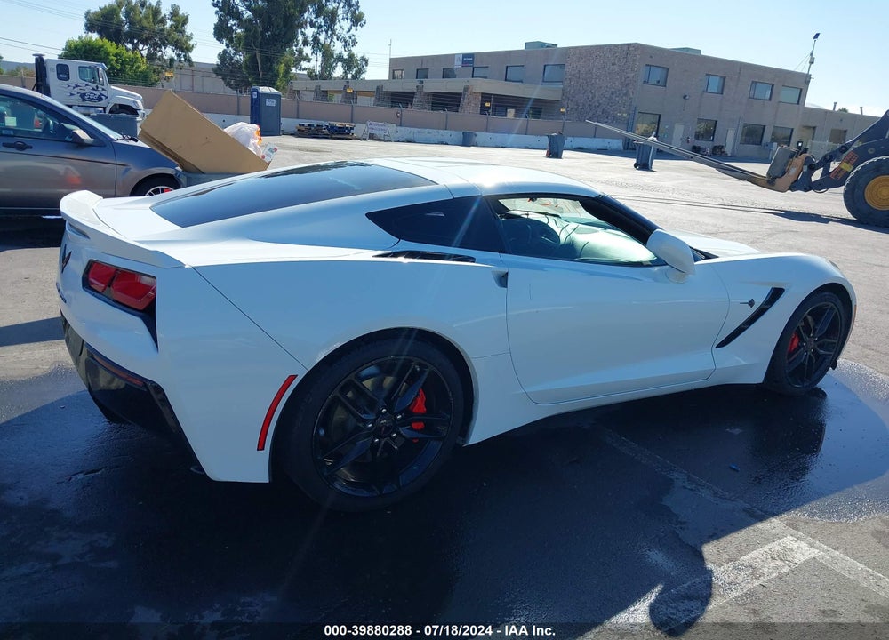 2019 CHEVROLET CORVETTE STINGRAY VIN: 1G1YA2D78K5105113