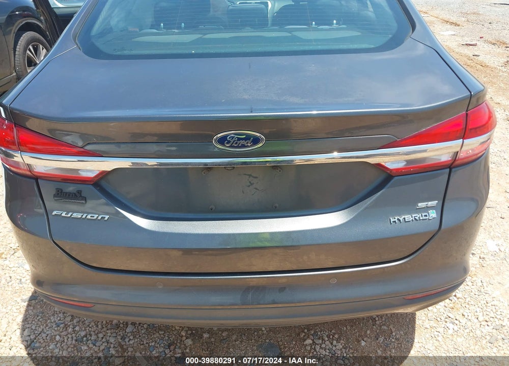 2018 FORD FUSION HYBRID VIN: 3FA6P0LU2JR160070