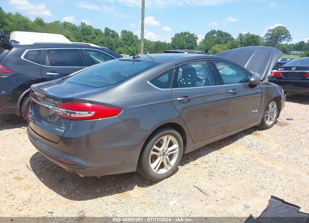 2018 FORD FUSION HYBRID VIN: 3FA6P0LU2JR160070