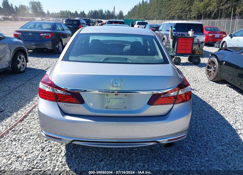 2016 HONDA ACCORD LX VIN: 1HGCR2F36GA030934