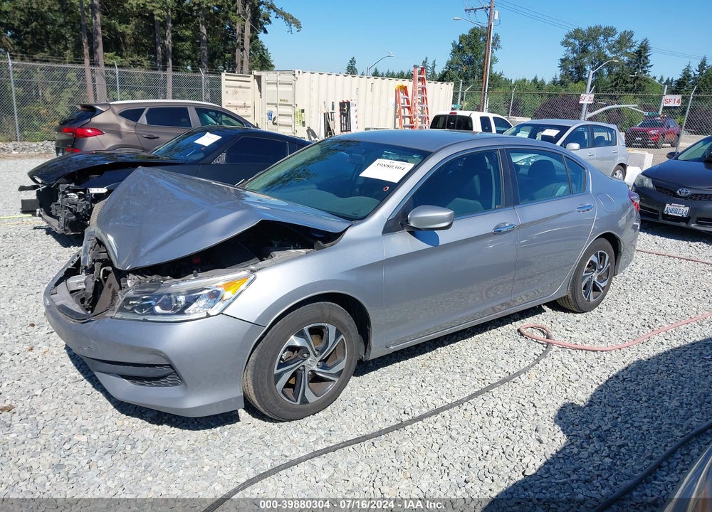 2016 HONDA ACCORD LX VIN: 1HGCR2F36GA030934