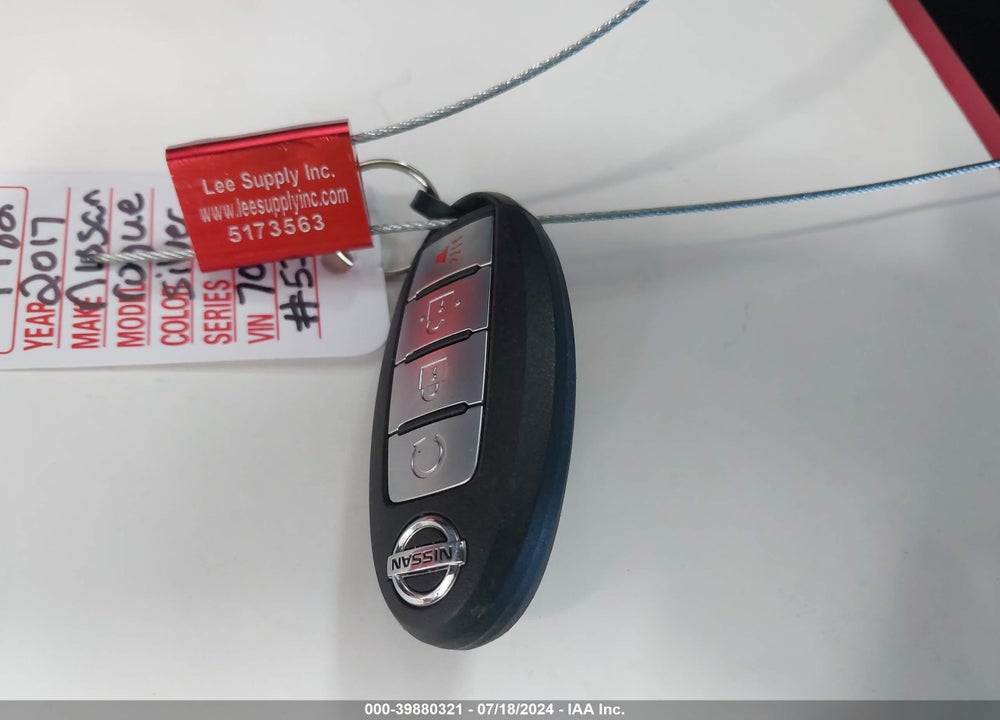 2017 NISSAN ROGUE SV VIN: JN8AT2MT9HW397085