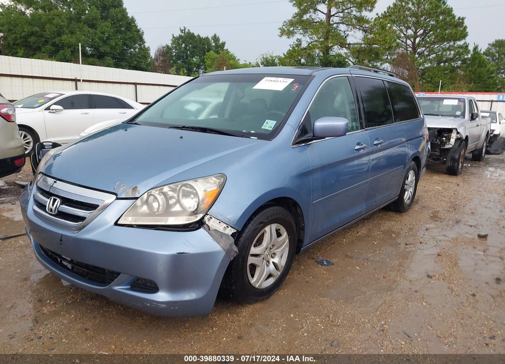 2007 HONDA ODYSSEY EX-L VIN: 5FNRL38687B125381