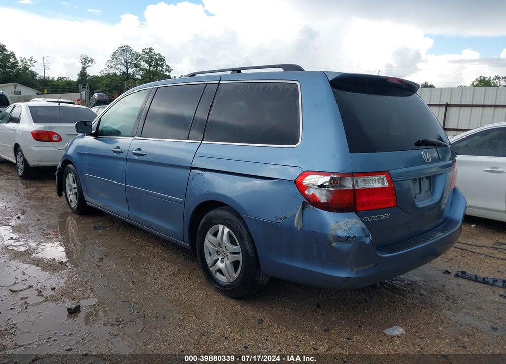 2007 HONDA ODYSSEY EX-L VIN: 5FNRL38687B125381