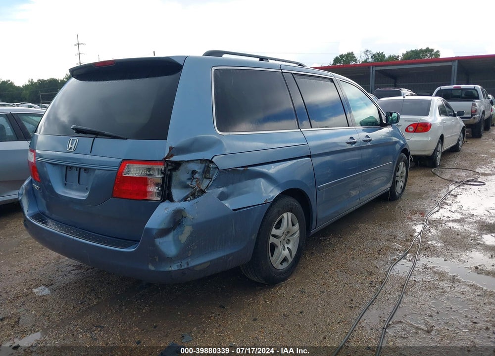 2007 HONDA ODYSSEY EX-L VIN: 5FNRL38687B125381