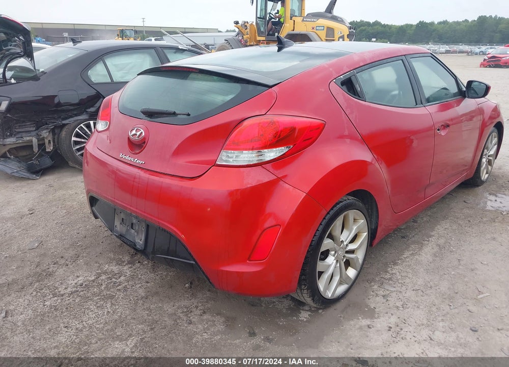 2013 HYUNDAI VELOSTER BASE W/GRAY VIN: KMHTC6AD9DU117871
