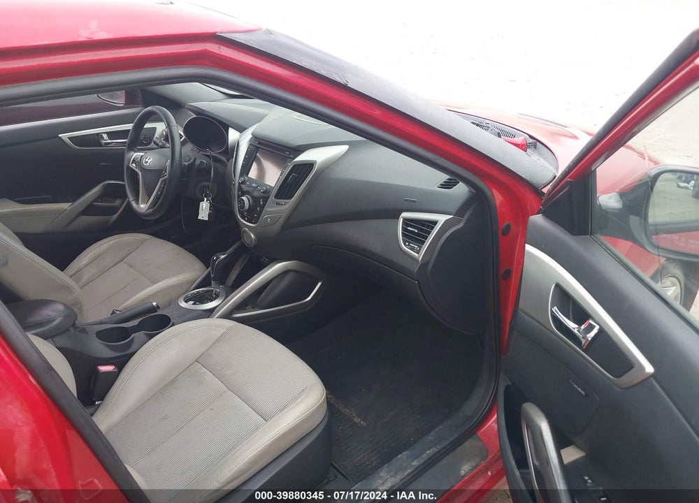 2013 HYUNDAI VELOSTER BASE W/GRAY VIN: KMHTC6AD9DU117871