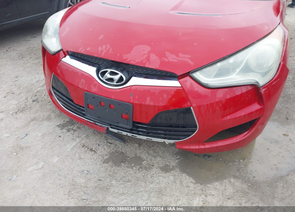2013 HYUNDAI VELOSTER BASE W/GRAY VIN: KMHTC6AD9DU117871