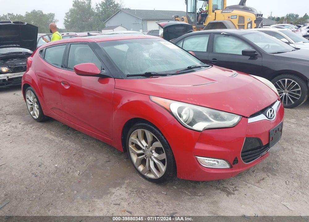 2013 HYUNDAI VELOSTER BASE W/GRAY VIN: KMHTC6AD9DU117871