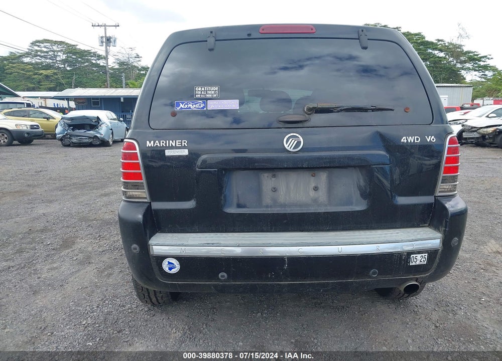 2006 MERCURY MARINER LUXURY/PREMIER VIN: 4M2CU57126KJ00136