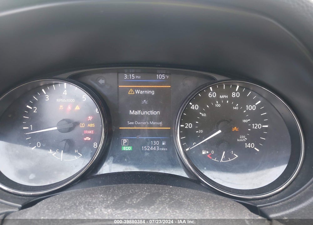 2018 NISSAN ROGUE SL VIN: JN8AT2MT5JW464884