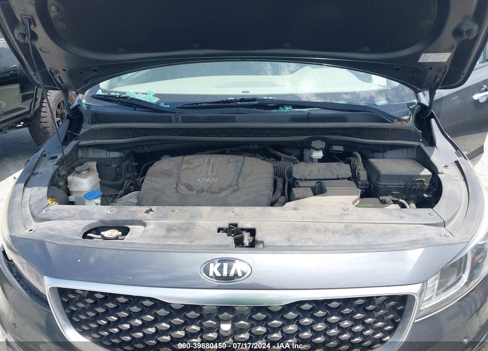 2016 KIA SEDONA SX LUXURY VIN: KNDME5C14G6132111