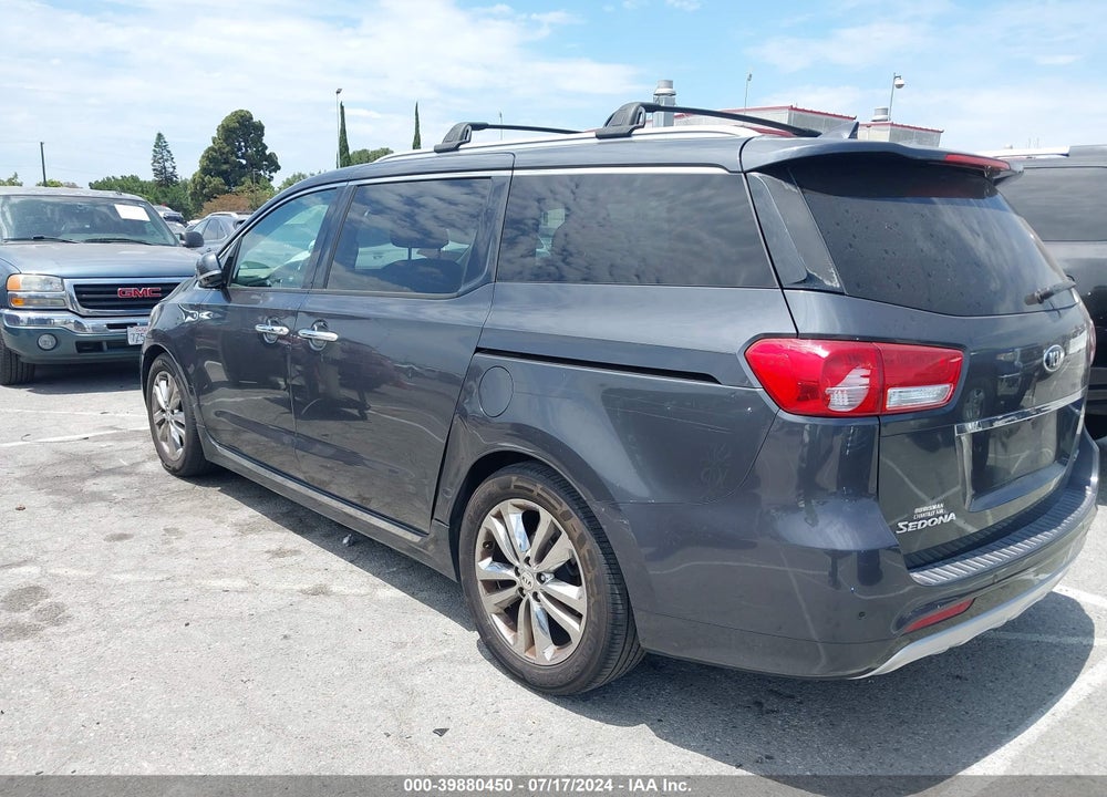 2016 KIA SEDONA SX LUXURY VIN: KNDME5C14G6132111
