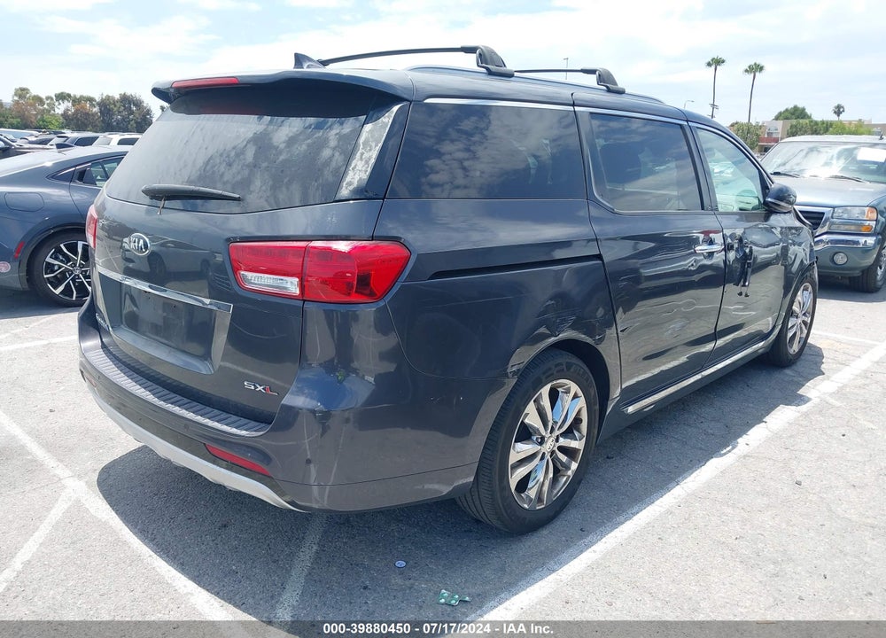 2016 KIA SEDONA SX LUXURY VIN: KNDME5C14G6132111