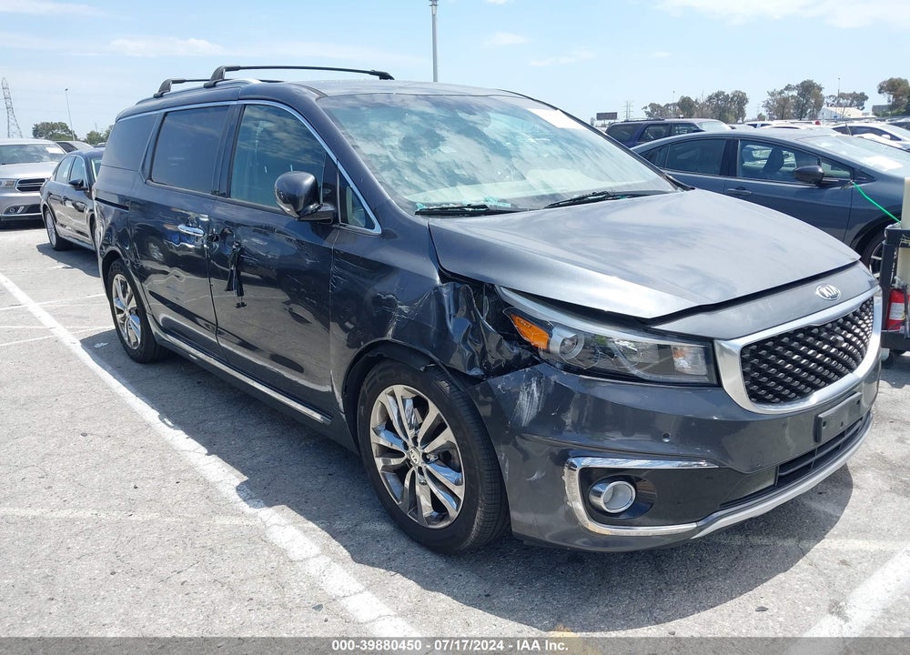 2016 KIA SEDONA SX LUXURY VIN: KNDME5C14G6132111