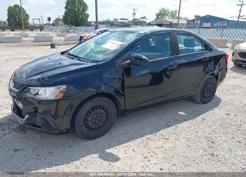 2017 CHEVROLET SONIC LS AUTO VIN: 1G1JB5SH6H4137567