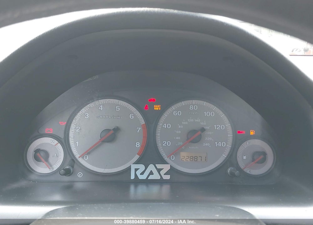 2001 HONDA CIVIC EX VIN: 1HGEM219X1L122756