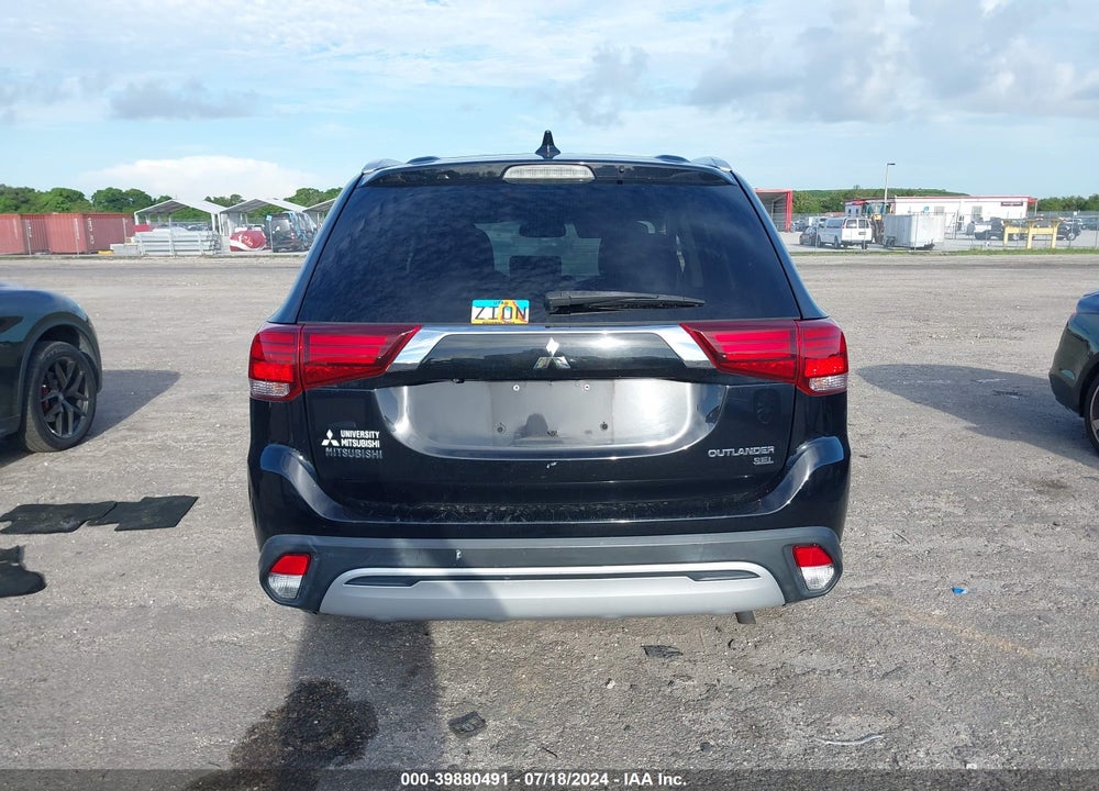 2019 MITSUBISHI OUTLANDER SEL VIN: JA4AD3A33KZ014700