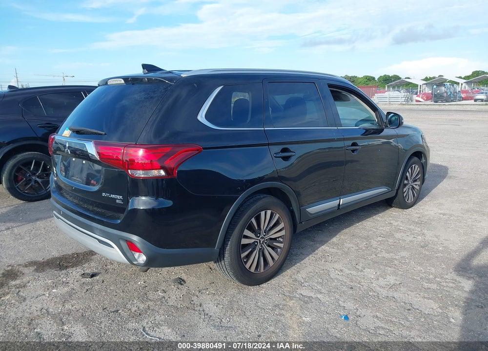 2019 MITSUBISHI OUTLANDER SEL VIN: JA4AD3A33KZ014700