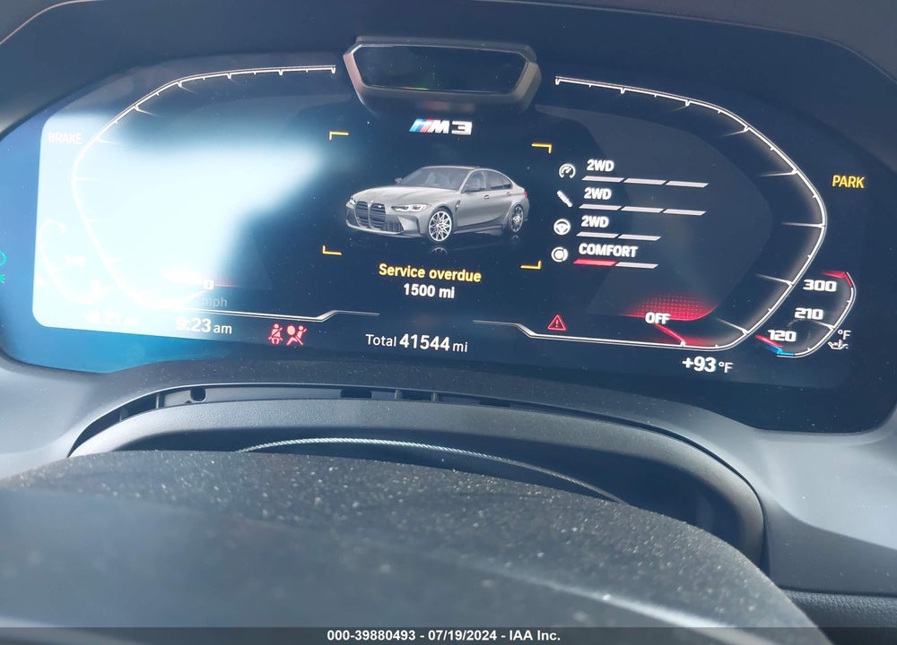 2022 BMW M3 COMPETITION XDRIVE VIN: WBS43AY0XNFM09011