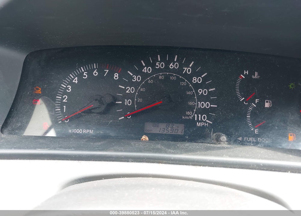 2007 TOYOTA COROLLA LE VIN: 2T1BR32E67C830538