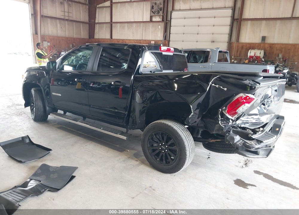 2021 GMC CANYON 4WD SHORT BOX ELEVATION VIN: 1GTG6CEN9M1234463