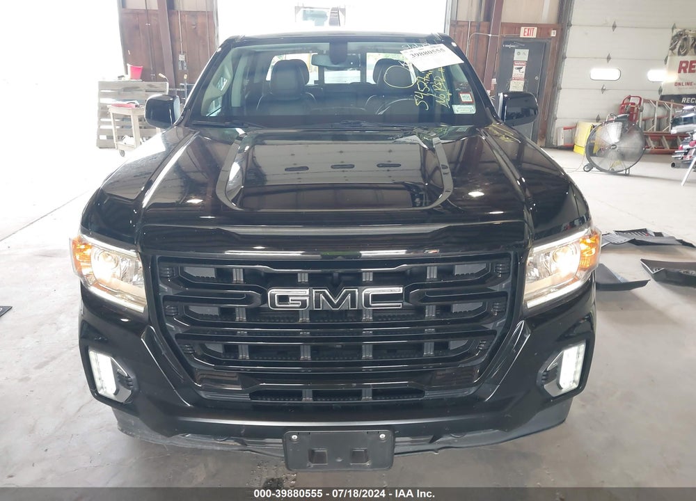 2021 GMC CANYON 4WD SHORT BOX ELEVATION VIN: 1GTG6CEN9M1234463