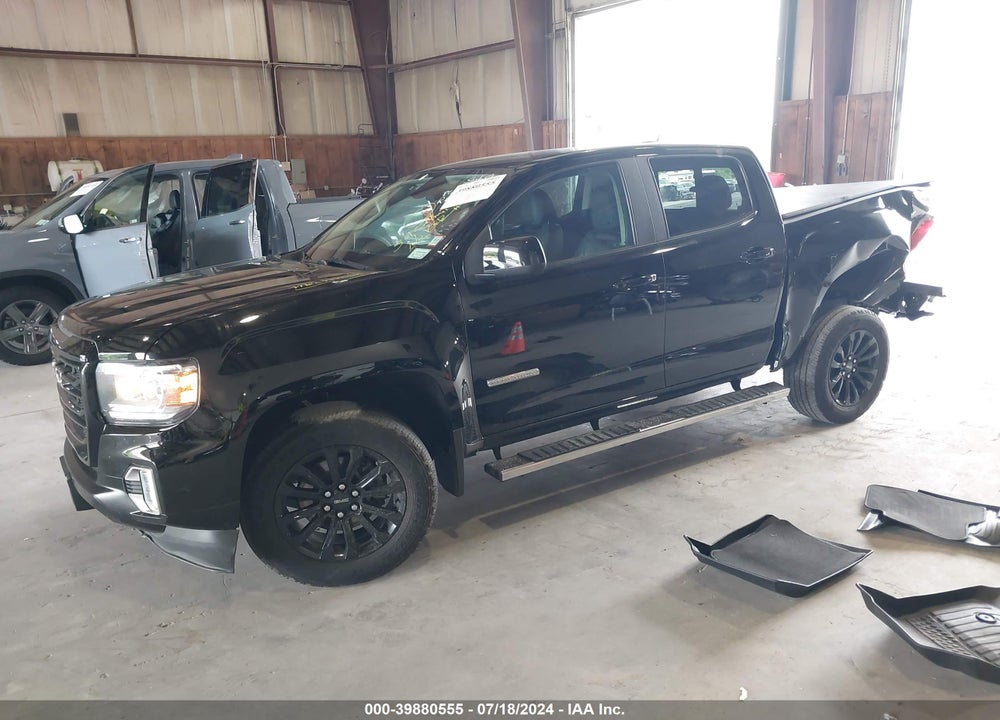 2021 GMC CANYON 4WD SHORT BOX ELEVATION VIN: 1GTG6CEN9M1234463