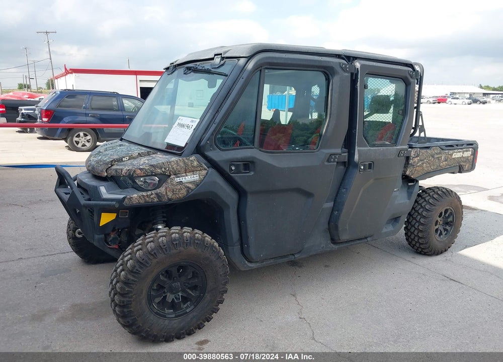 2020 CAN-AM DEFENDER MAX LIMITED CAB HD10 VIN: 3JBUUAX47LK000095