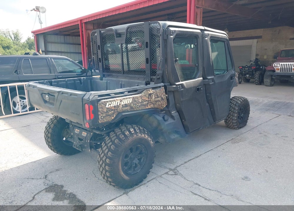 2020 CAN-AM DEFENDER MAX LIMITED CAB HD10 VIN: 3JBUUAX47LK000095