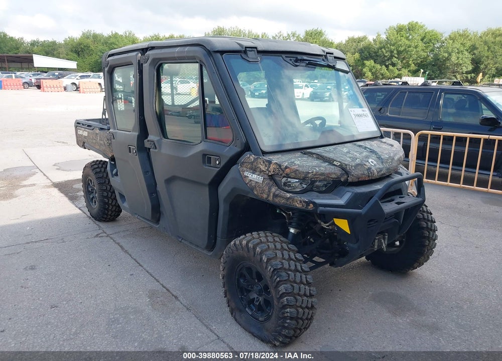2020 CAN-AM DEFENDER MAX LIMITED CAB HD10 VIN: 3JBUUAX47LK000095