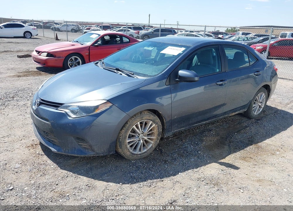 2014 TOYOTA COROLLA LE VIN: 2T1BURHE2EC200649