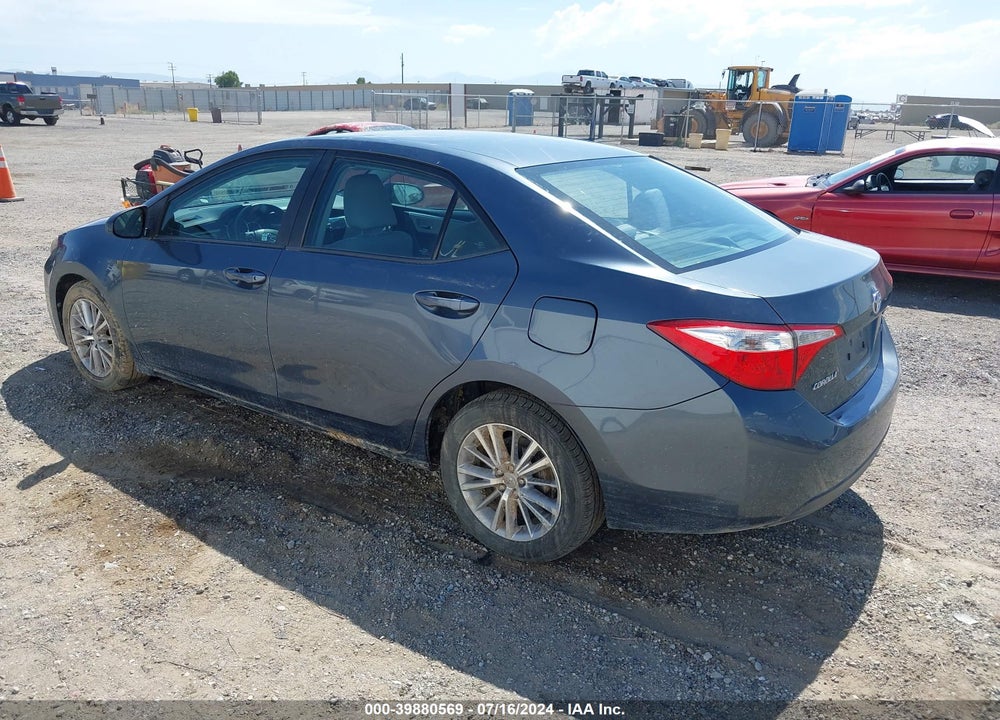 2014 TOYOTA COROLLA LE VIN: 2T1BURHE2EC200649