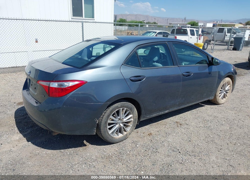 2014 TOYOTA COROLLA LE VIN: 2T1BURHE2EC200649