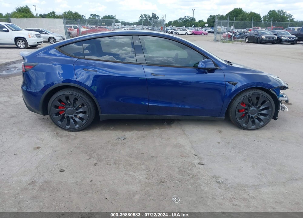 2023 TESLA MODEL Y AWD/PERFORMANCE DUAL MOTOR ALL-WHEEL DRIVE VIN: 7SAYGDEFXPF705745