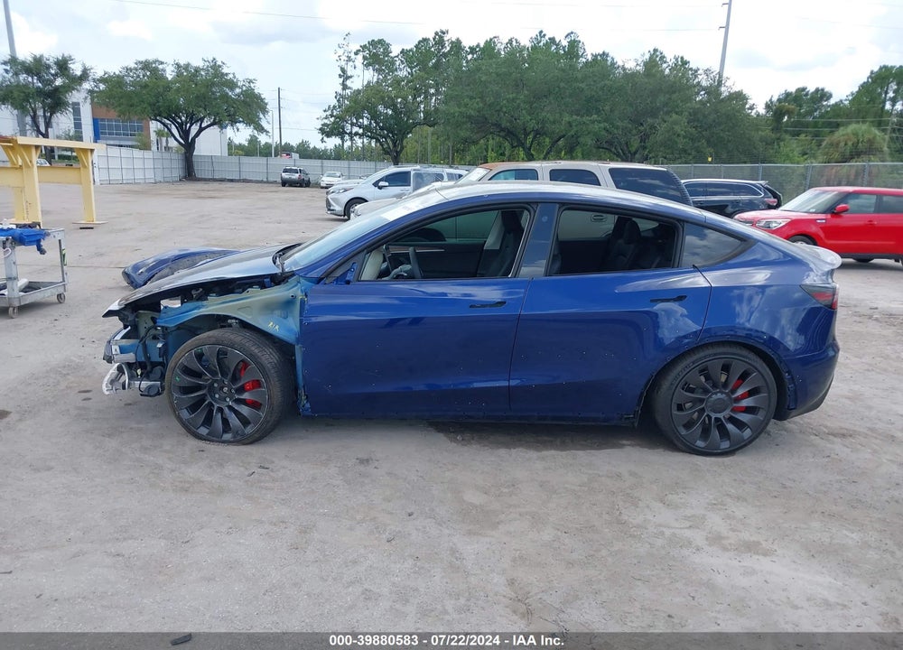 2023 TESLA MODEL Y AWD/PERFORMANCE DUAL MOTOR ALL-WHEEL DRIVE VIN: 7SAYGDEFXPF705745