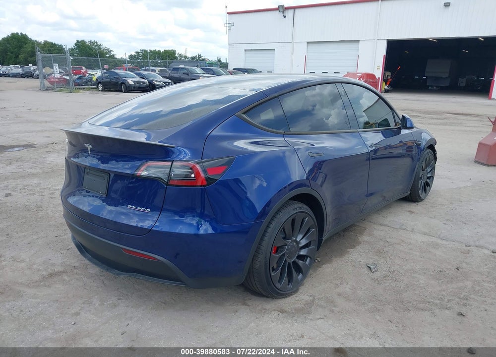 2023 TESLA MODEL Y AWD/PERFORMANCE DUAL MOTOR ALL-WHEEL DRIVE VIN: 7SAYGDEFXPF705745