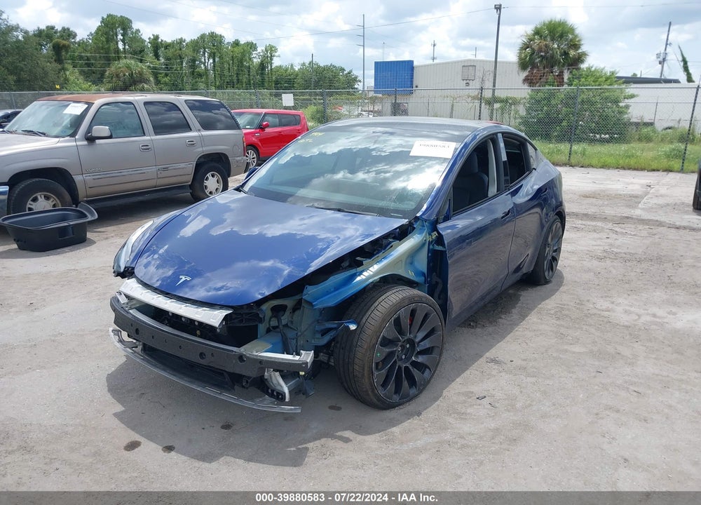 2023 TESLA MODEL Y AWD/PERFORMANCE DUAL MOTOR ALL-WHEEL DRIVE VIN: 7SAYGDEFXPF705745