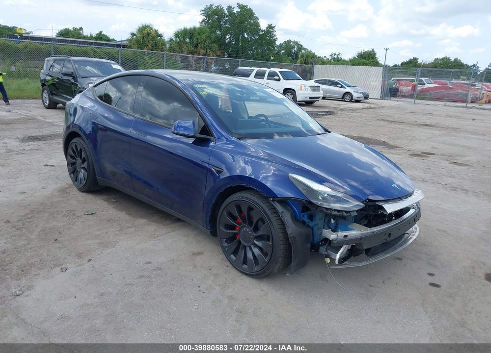 2023 TESLA MODEL Y AWD/PERFORMANCE DUAL MOTOR ALL-WHEEL DRIVE VIN: 7SAYGDEFXPF705745