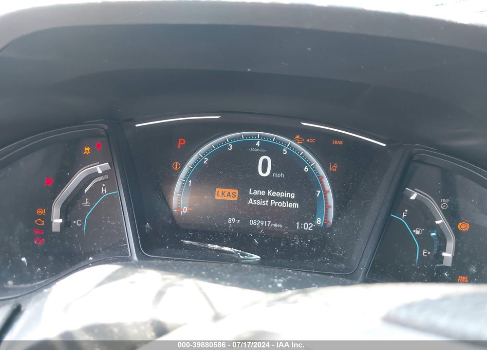 2019 HONDA CIVIC LX VIN: SHHFK7H38KU202745