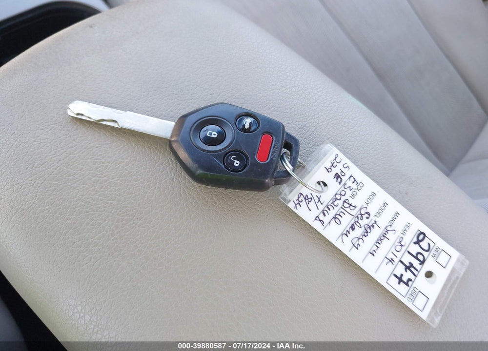 2014 SUBARU LEGACY VIN: 4S3BMBA69E3002668