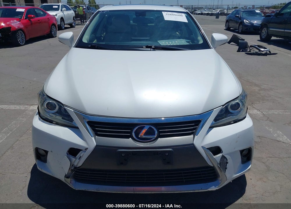 2014 LEXUS CT 200H VIN: JTHKD5BH7E2194078