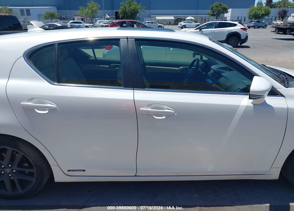 2014 LEXUS CT 200H VIN: JTHKD5BH7E2194078